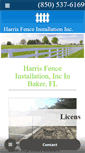 Mobile Screenshot of harrisfenceinstallation.com